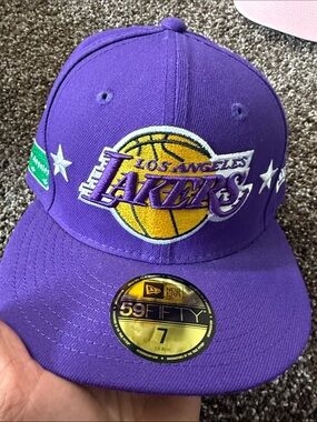 New Era Purple Los Angeles Lakers 59FIFTY Fitted Hat